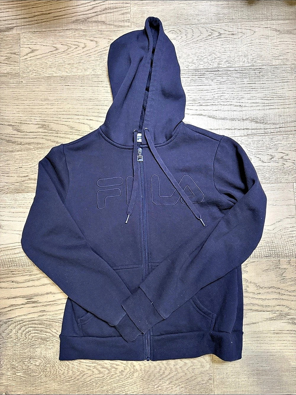 FILA Tenconi Full Zip Hoodie Navy Medium